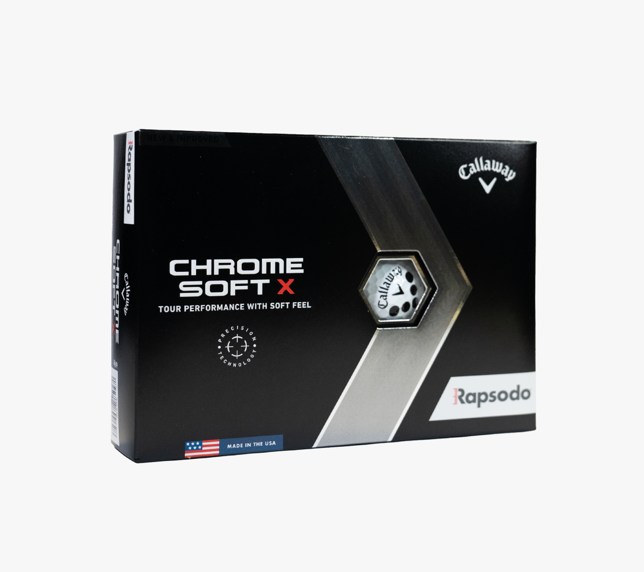 Callaway® RPT™ Chrome Soft X® Golf Balls with Trackers | Rapsodo